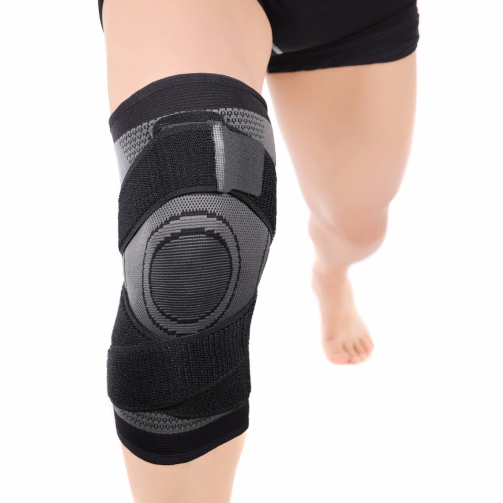 Knee brace with elastic supports. - Entire Body