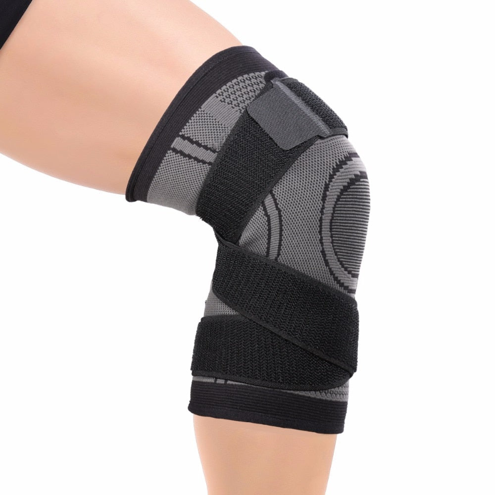 Knee brace with elastic supports. - Entire Body