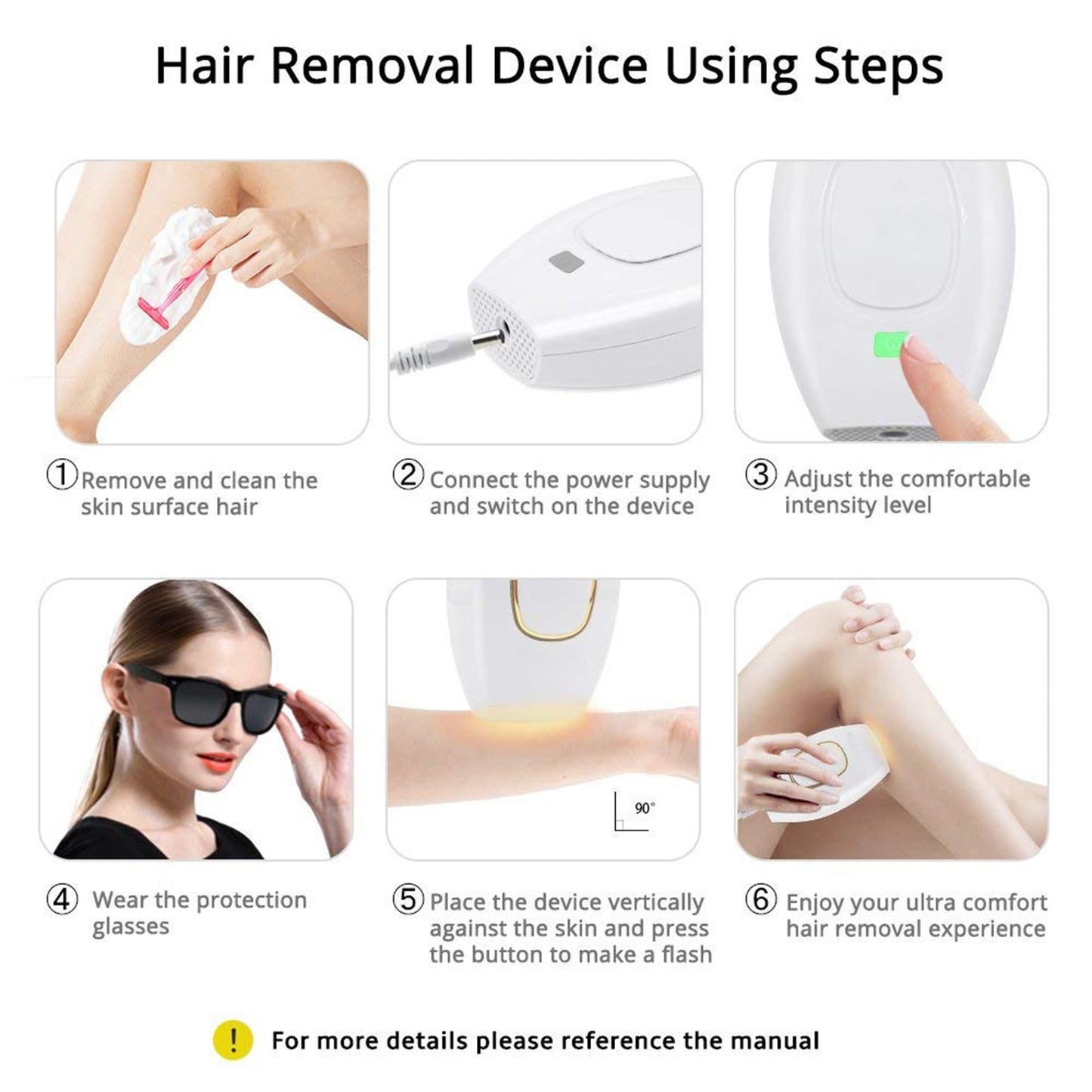 IPL Device Hair Removal Epilator - Entire Body