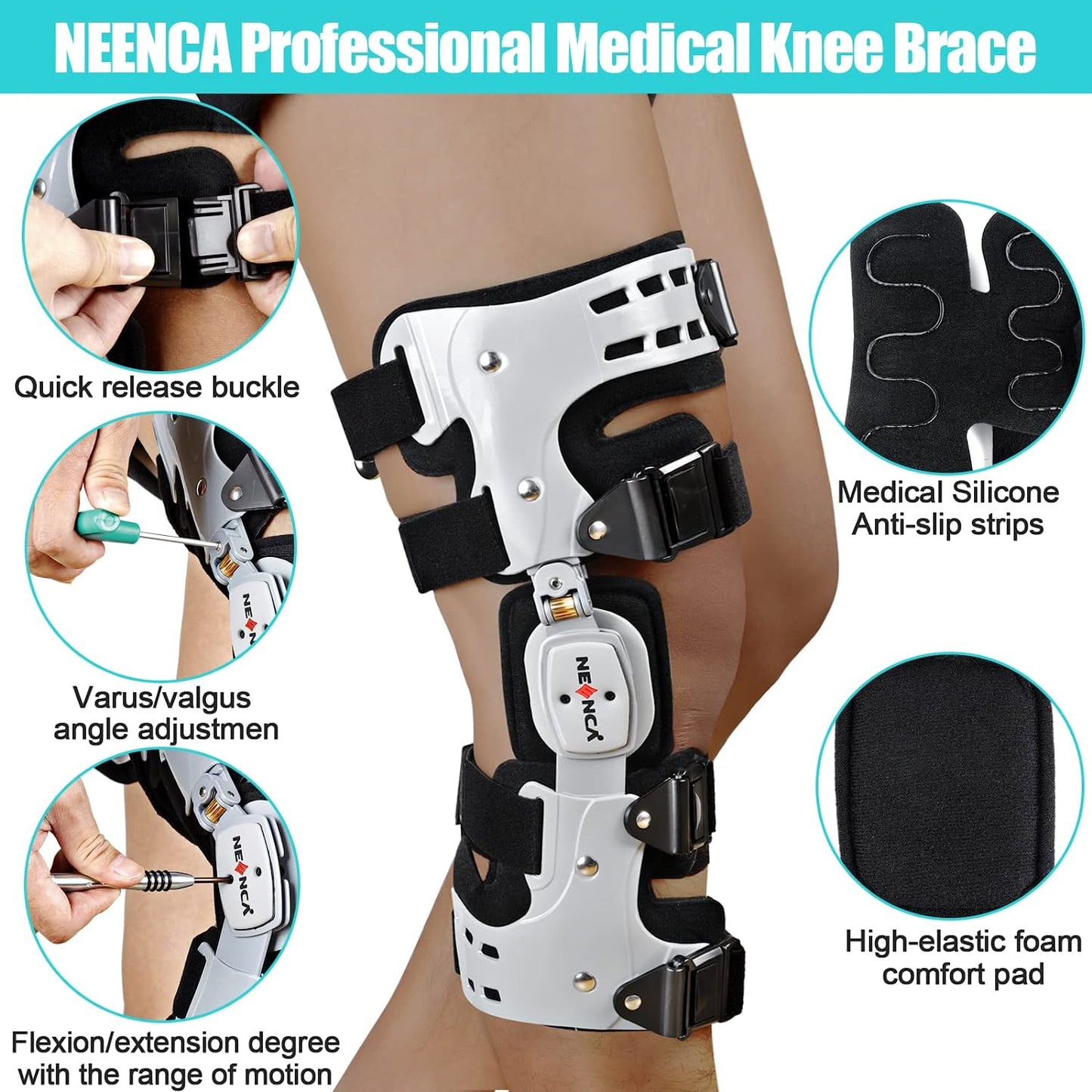 Knee Unloader ROM Knee Brace - Entire Body